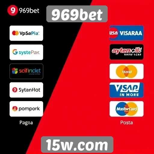 Métodos de pagamento oferecidos pelo 969bet